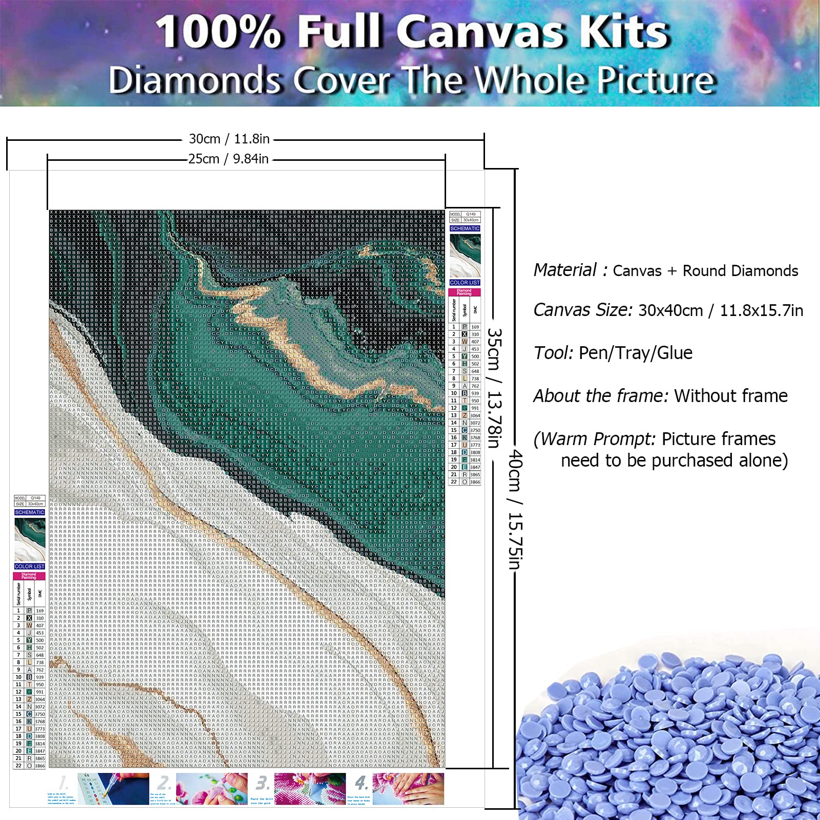 yセレクト☆ダイヤモンドペインティング Amazon.co.jp: JATOK ダイヤモンドペインティング : Hobbies